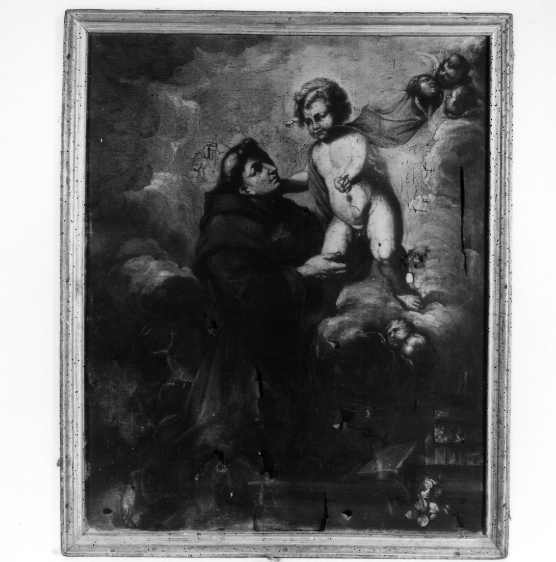 Sant'Antonio da Padova (dipinto, opera isolata) - ambito Italia centrale (primo quarto sec. XVII)