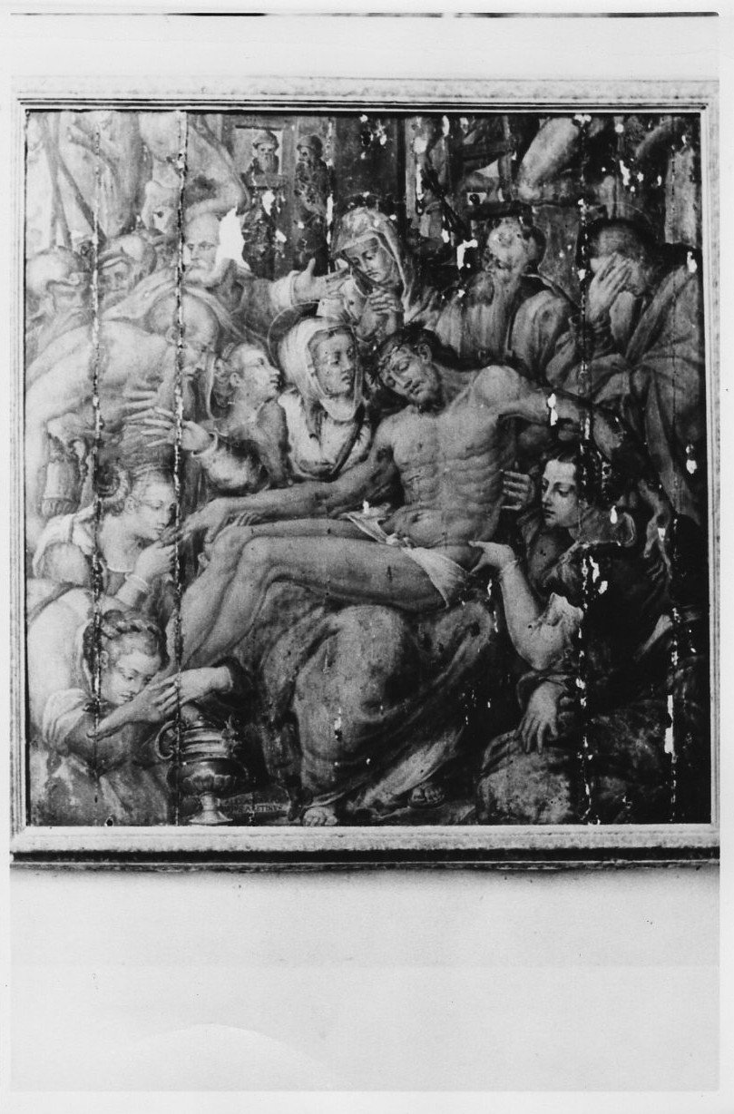 deposizione di Cristo dalla croce (dipinto, opera isolata) di Alessandro Forzorio (sec. XVI)