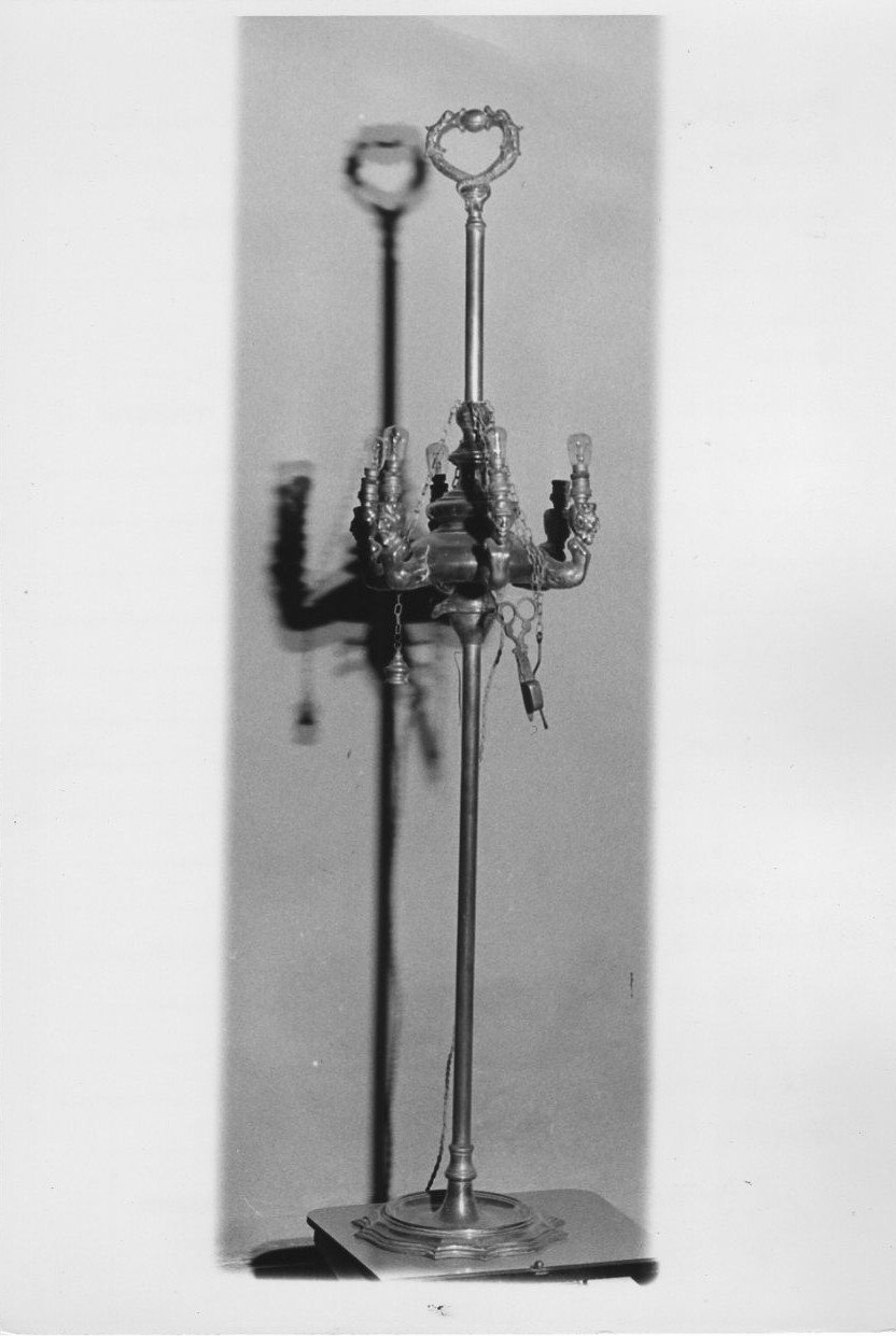 lampada, opera isolata - bottega Italia centrale (sec. XVII)