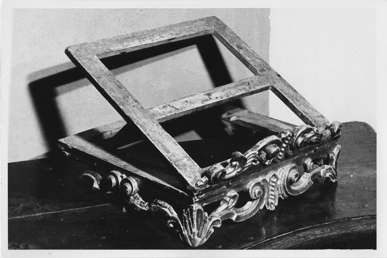 leggio d'altare, opera isolata - bottega Italia centrale (sec. XVII)