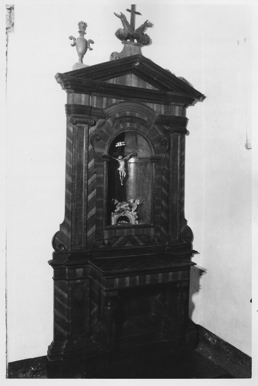 inginocchiatoio da sacrestia, coppia - bottega Italia centrale (fine sec. XVIII)