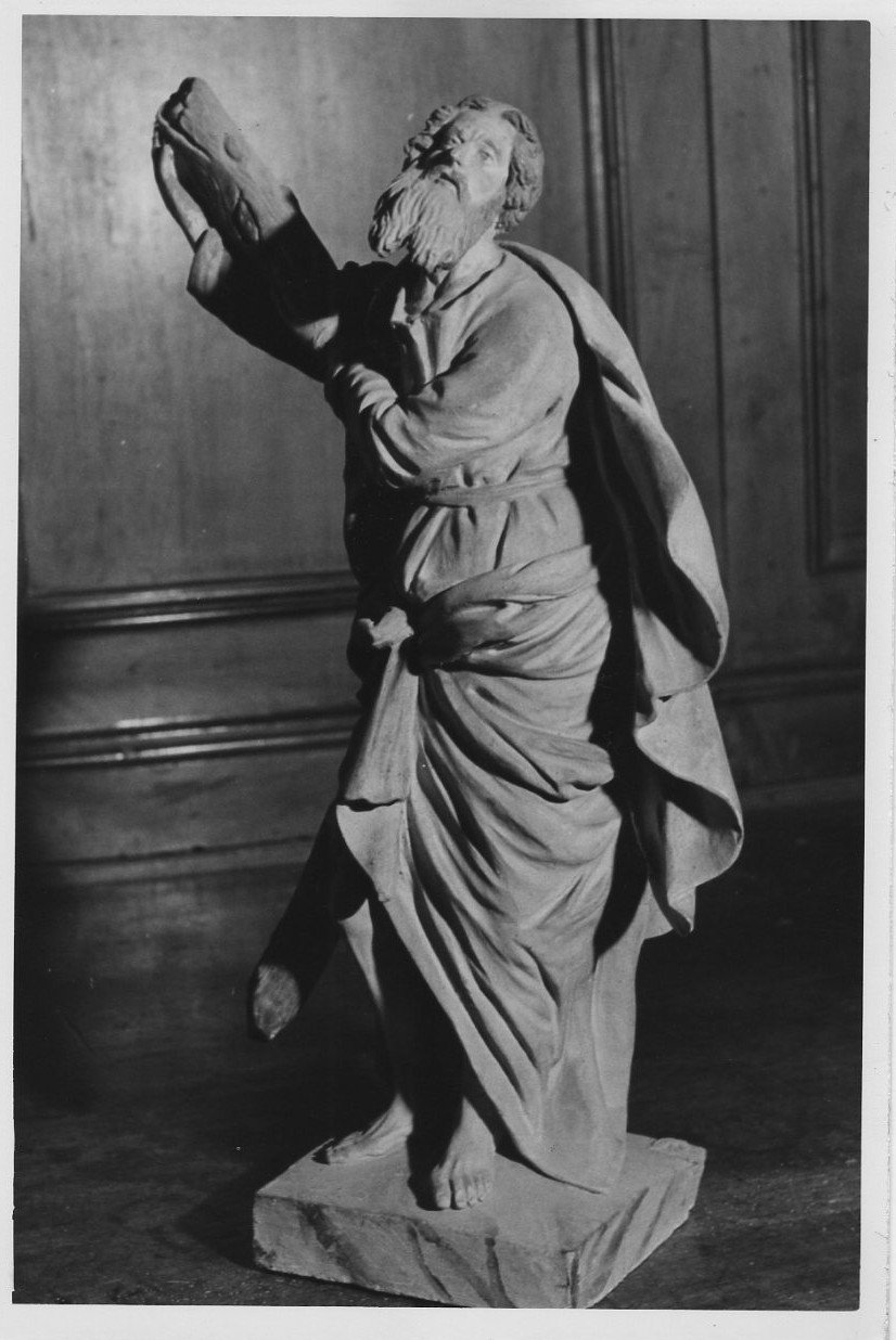 Sant'Andrea (statua, elemento d'insieme) - bottega Italia centrale (sec. XVII)