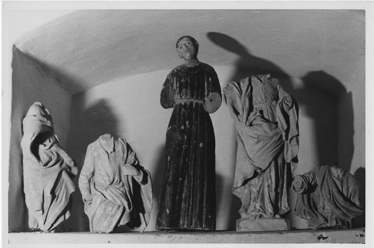 statuetta, frammento - bottega Italia centrale (sec. XVII)