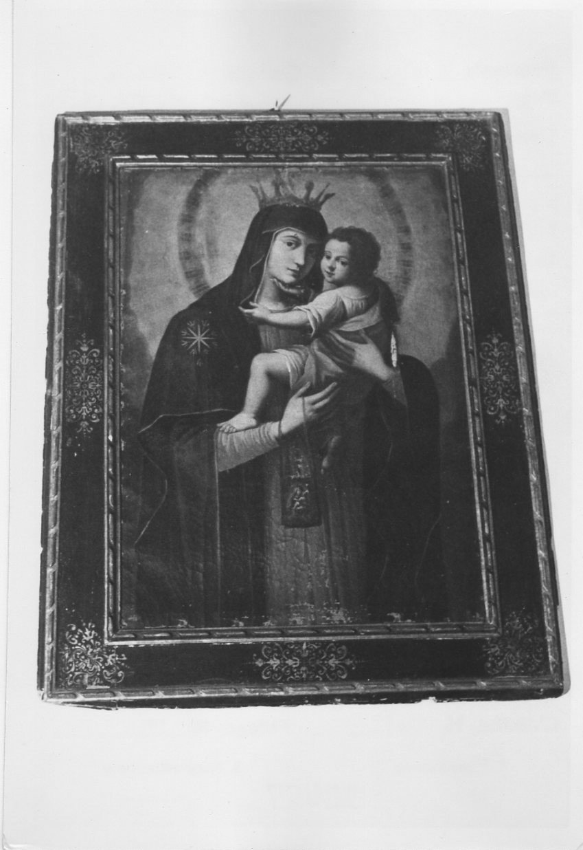 Madonna del Carmine, Madonna con Bambino (dipinto, opera isolata) - bottega Italia centrale (sec. XVII)
