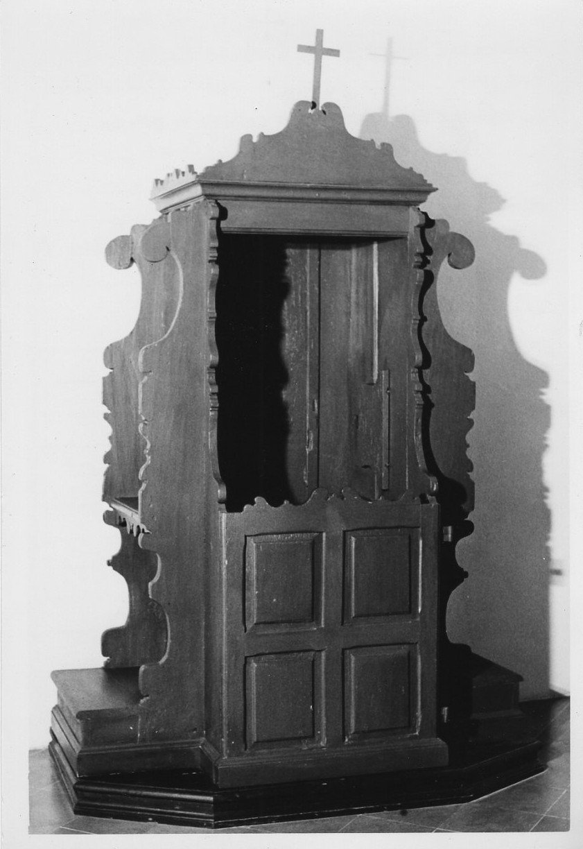confessionale, coppia - bottega Italia centrale (sec. XVII)