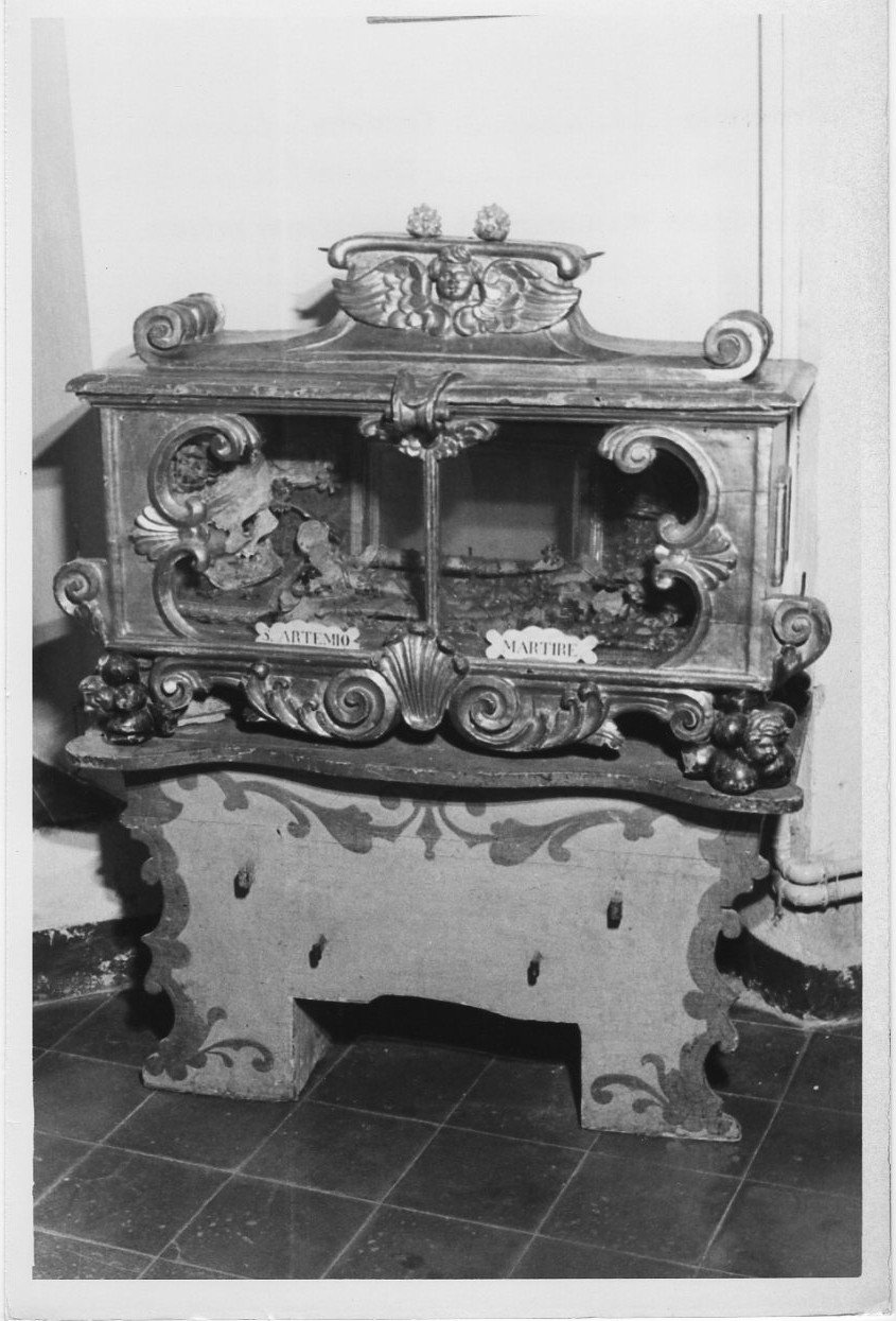 reliquiario, opera isolata - bottega Italia centrale (sec. XVIII)