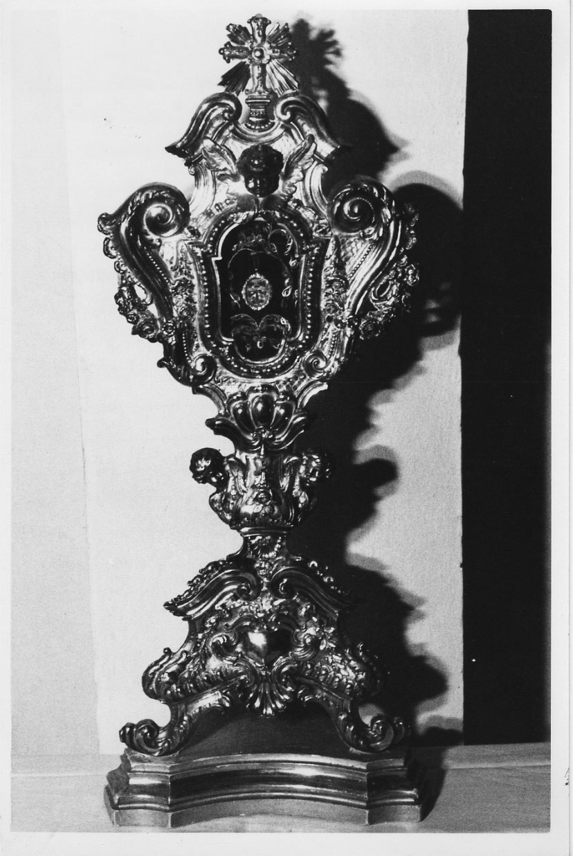 reliquiario, insieme - bottega Italia centrale (sec. XVIII)