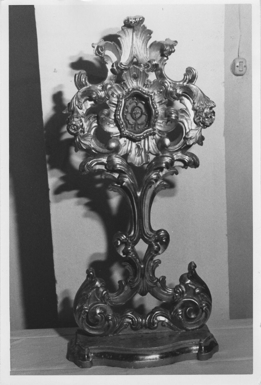 reliquiario, insieme - bottega Italia centrale (sec. XVIII)
