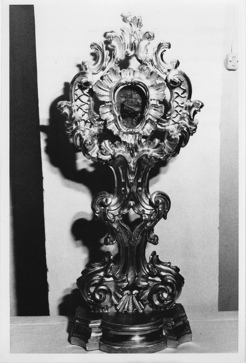 reliquiario, insieme - bottega Italia centrale (sec. XVIII)