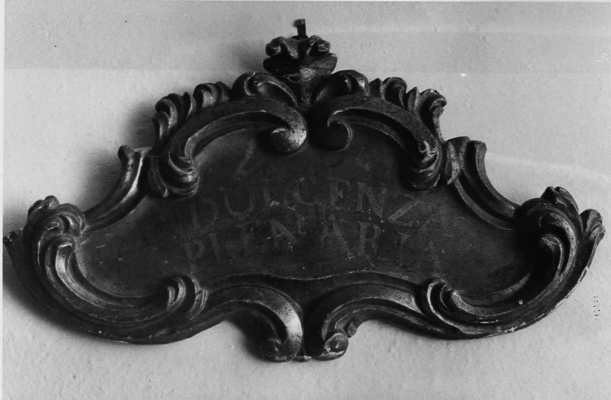 tabella, opera isolata - bottega Italia centrale (sec. XVIII)