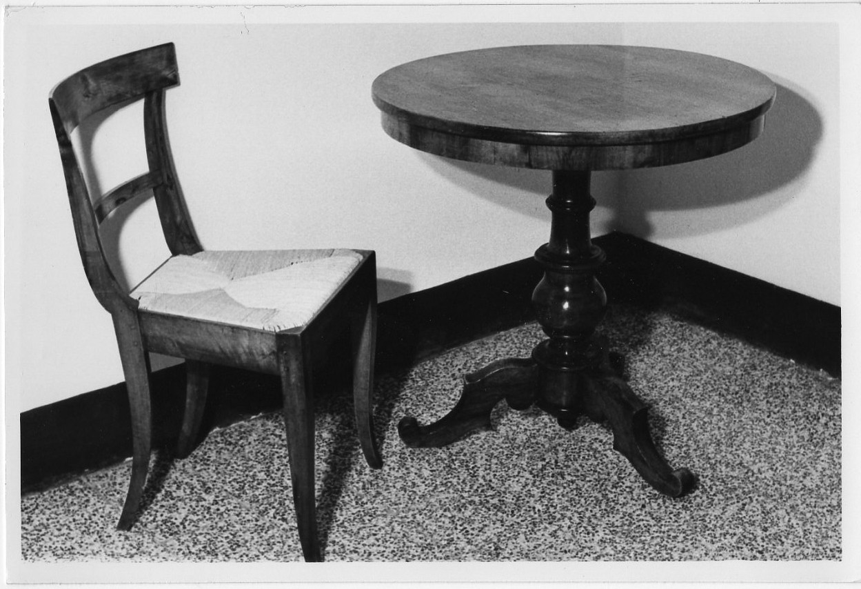 sedia, serie - bottega Italia centrale (sec. XIX)