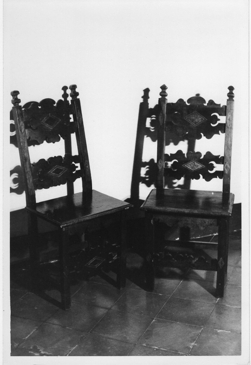 sedia, paio - bottega Italia centrale (sec. XVII)