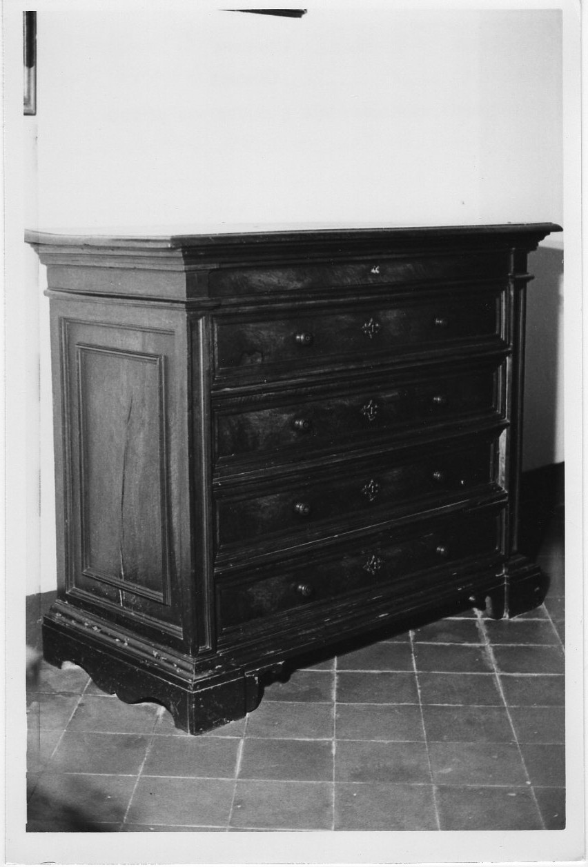 cassettone, opera isolata - bottega Italia centrale (sec. XVII)