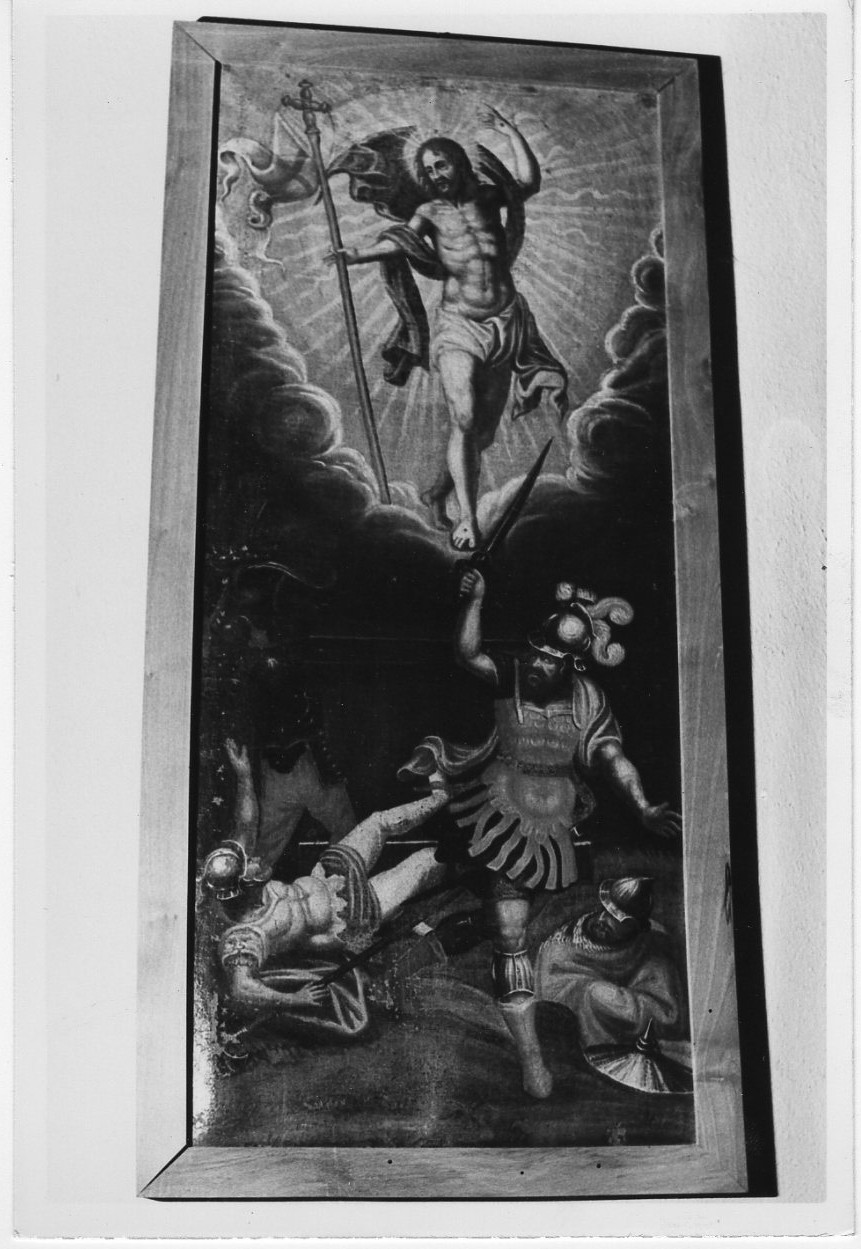 resurrezione di Cristo (dipinto, opera isolata) - ambito Italia centrale (fine sec. XVI)