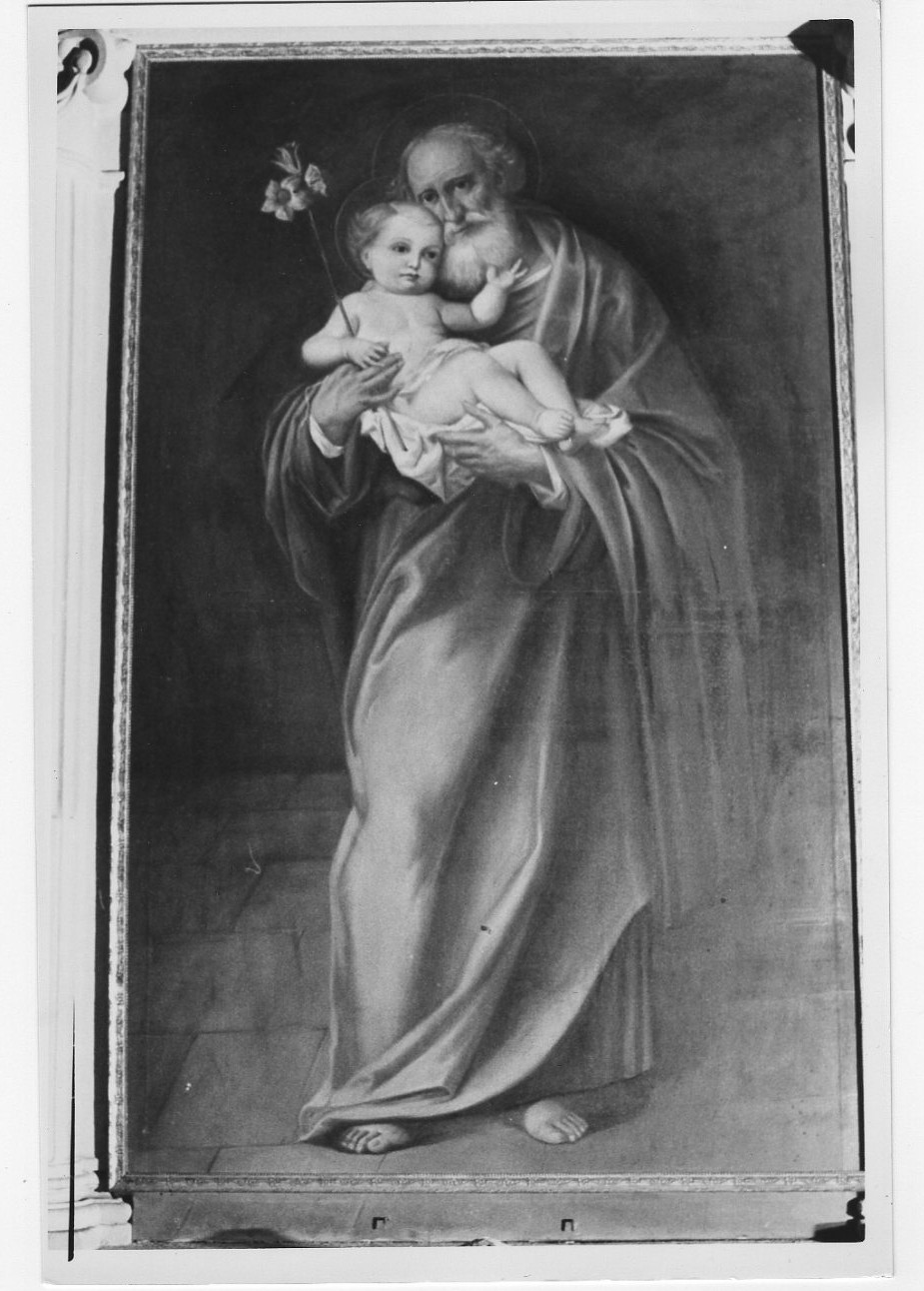 San Giuseppe e Gesù Bambino (dipinto, opera isolata) - ambito Italia centrale (inizio sec. XIX)