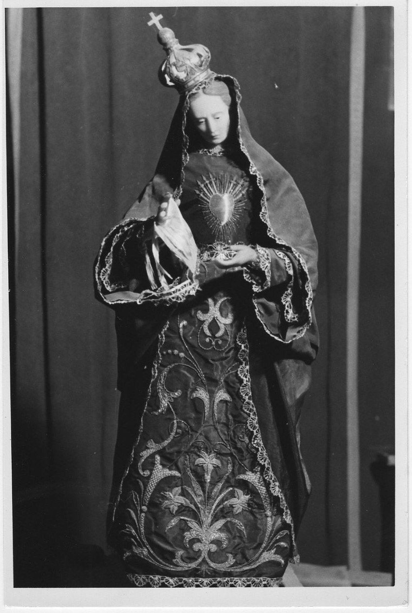 Madonna Addolorata (statuetta devozionale, opera isolata) - bottega Italia centrale (sec. XVIII)