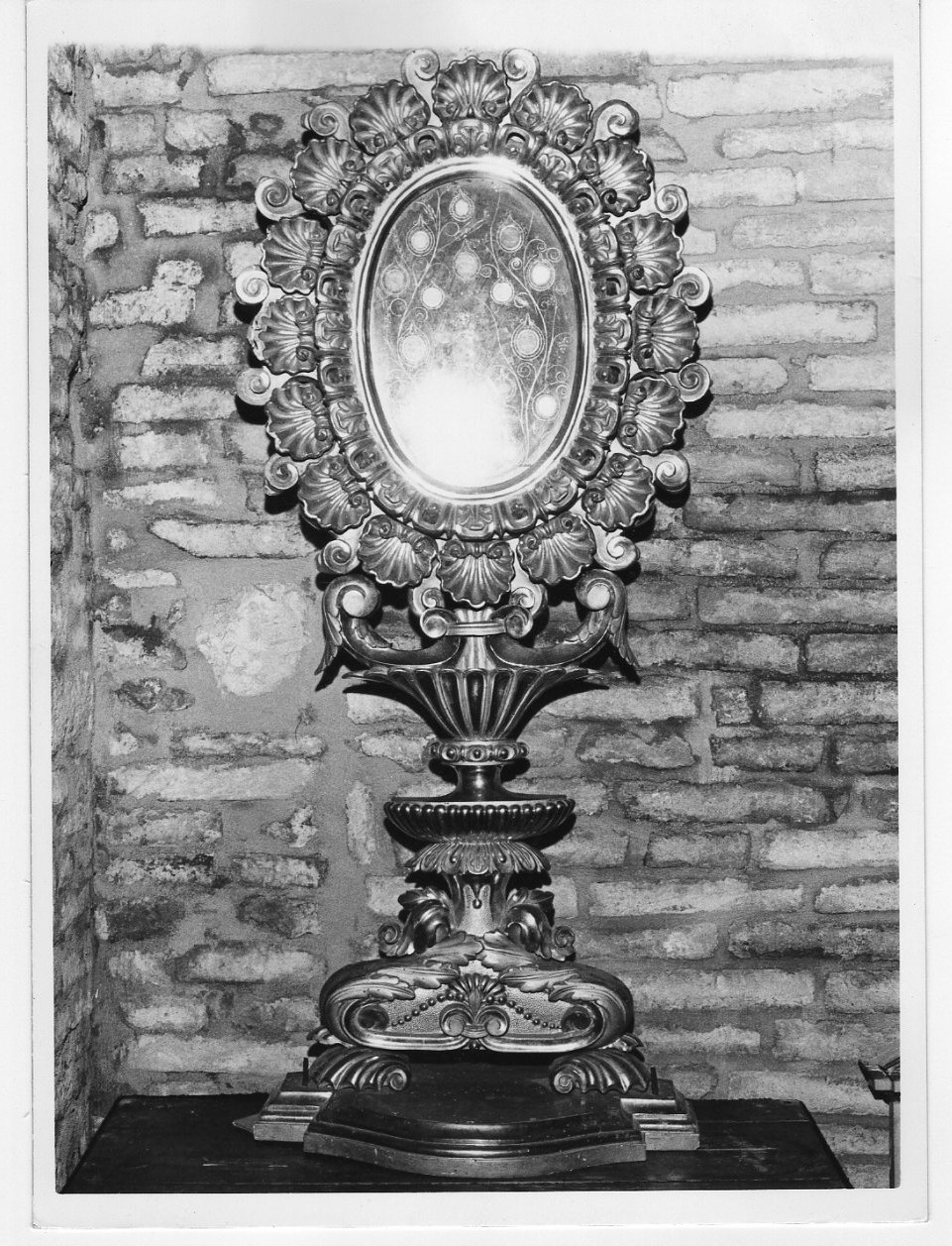 reliquiario - a tabella, opera isolata - bottega italiana (prima metà sec. XIX)