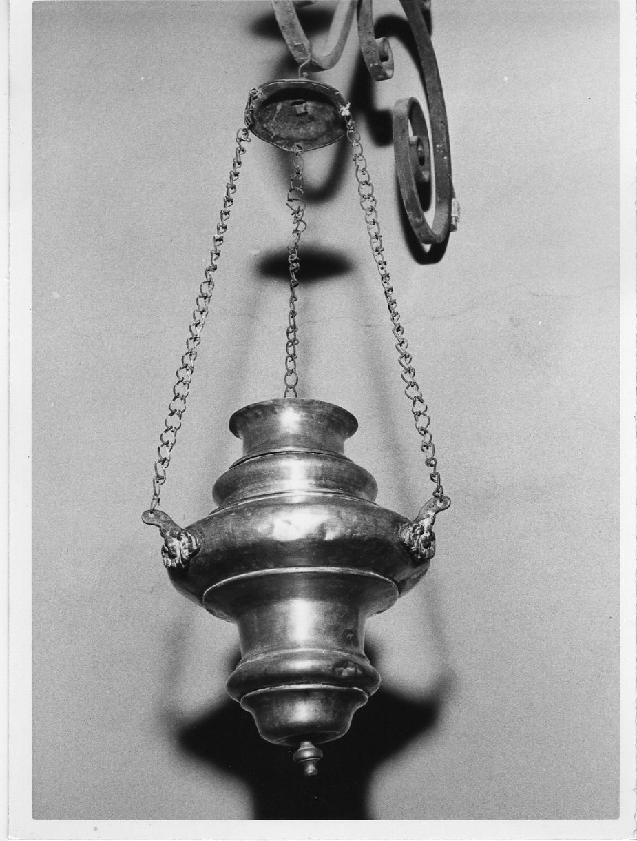 lampada, opera isolata - bottega italiana (sec. XVII)