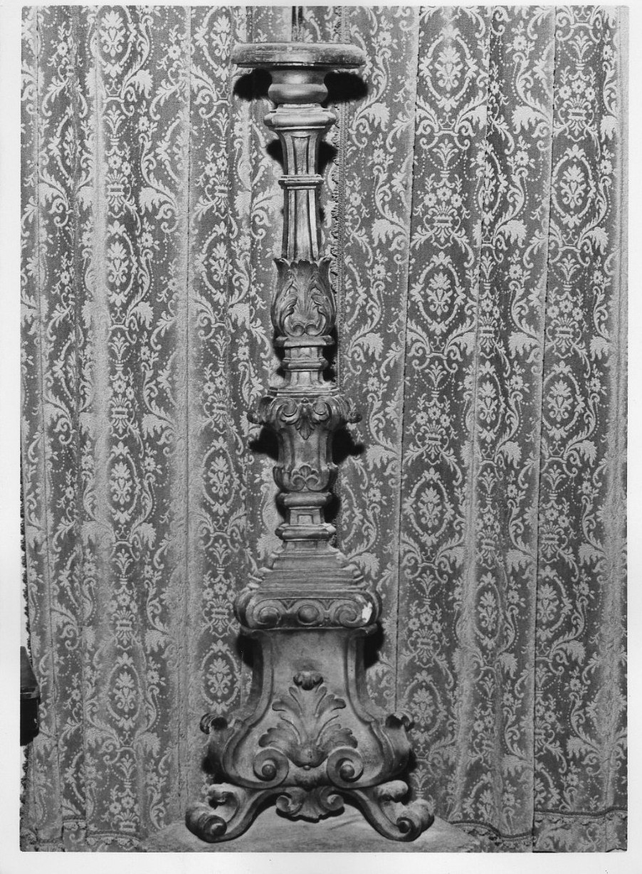 candelabro, opera isolata - bottega italiana (sec. XVIII)