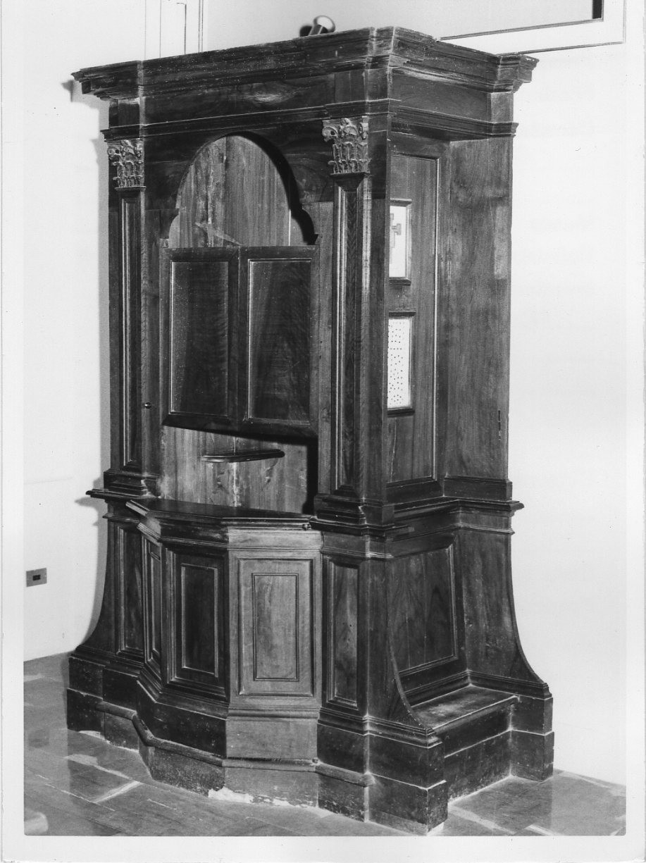 confessionale, serie - bottega italiana (sec. XVIII)
