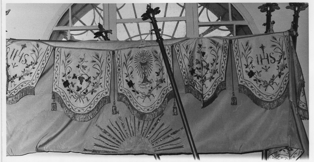 guarnizione di baldacchino, opera isolata - manifattura italiana (sec. XIX)