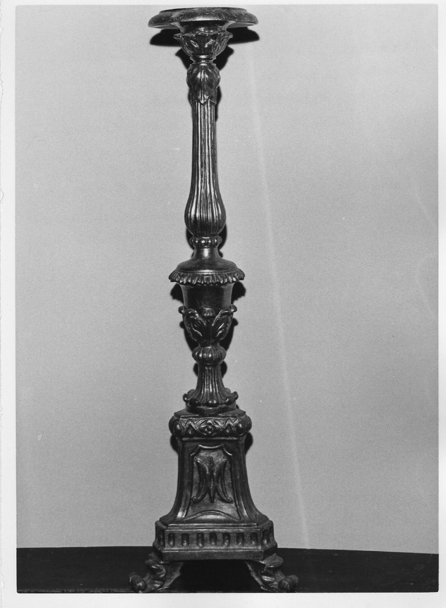 candeliere, serie - bottega italiana (sec. XIX)