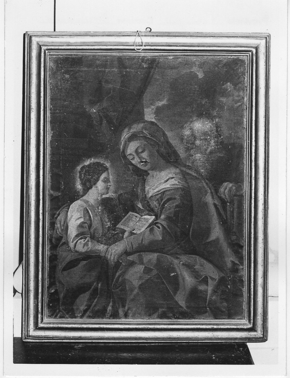 Madonna con Bambino e Sant'Anna (dipinto, opera isolata) - ambito Italia centrale (sec. XVII)