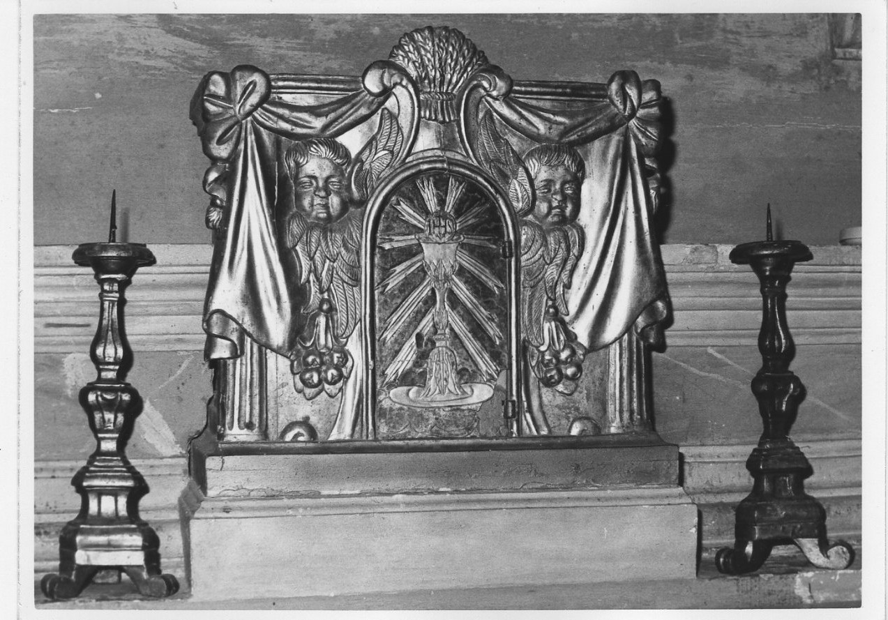 tabernacolo, elemento d'insieme - bottega italiana (secc. XVI/ XVII)