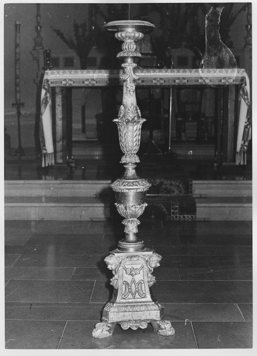 candeliere, insieme - bottega italiana (sec. XVIII)