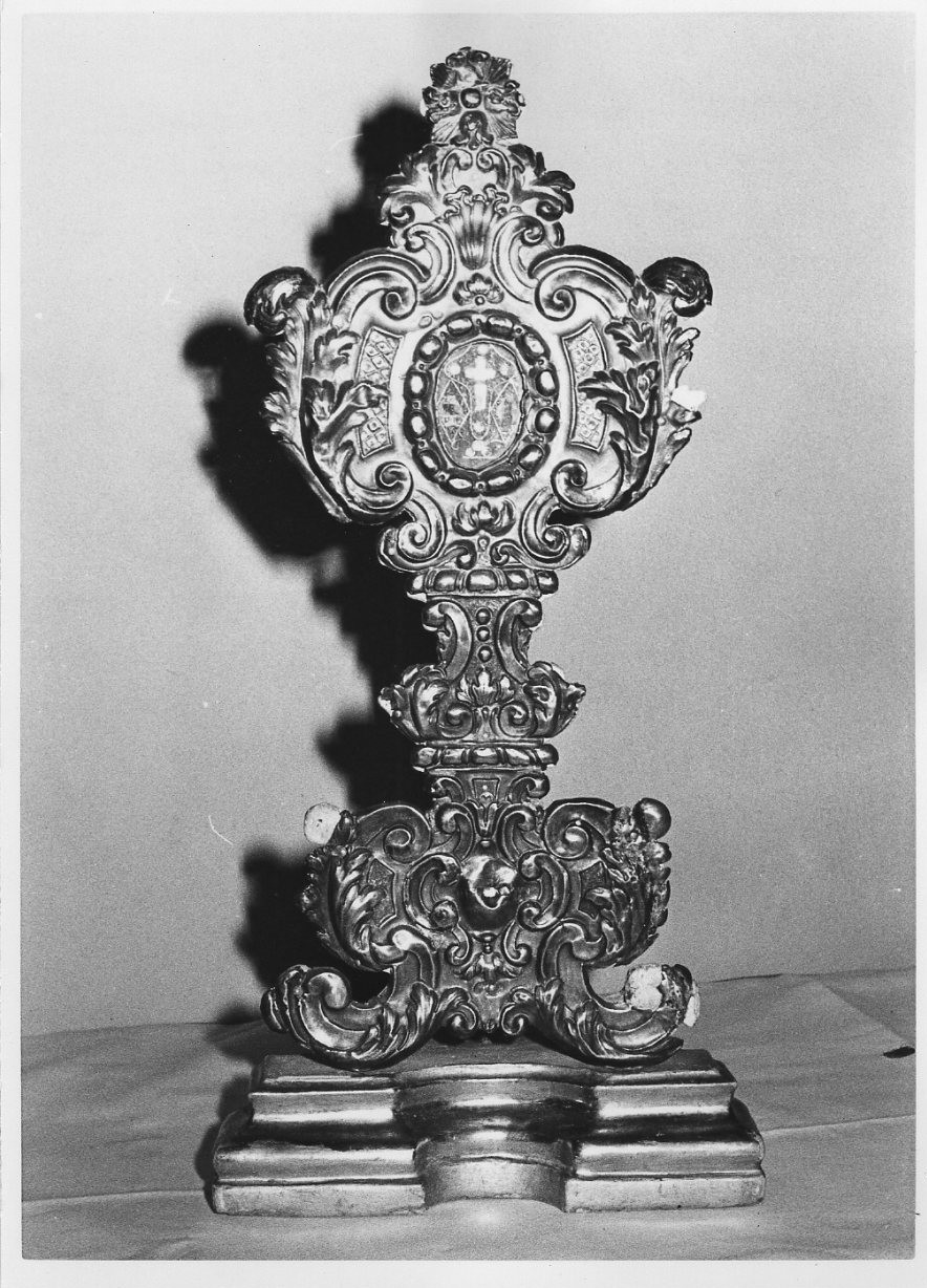 reliquiario, opera isolata - bottega italiana (sec. XVIII)