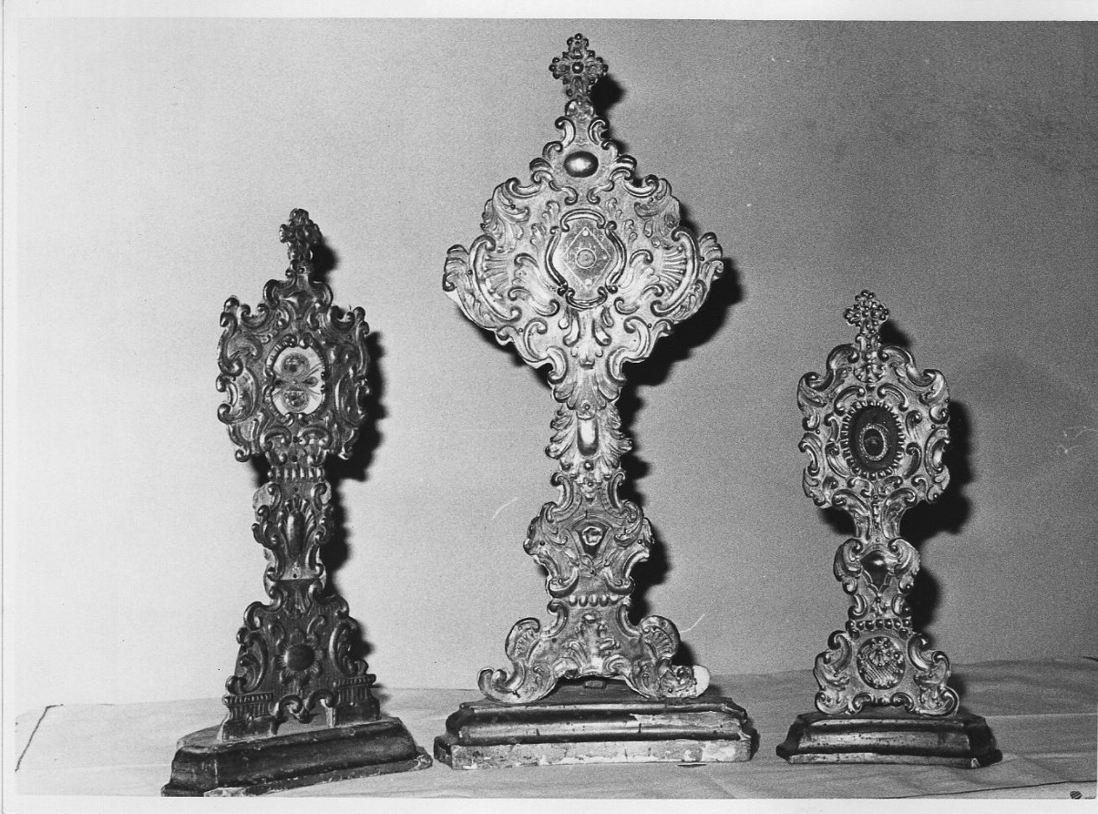 reliquiario, opera isolata - bottega italiana (sec. XVIII)