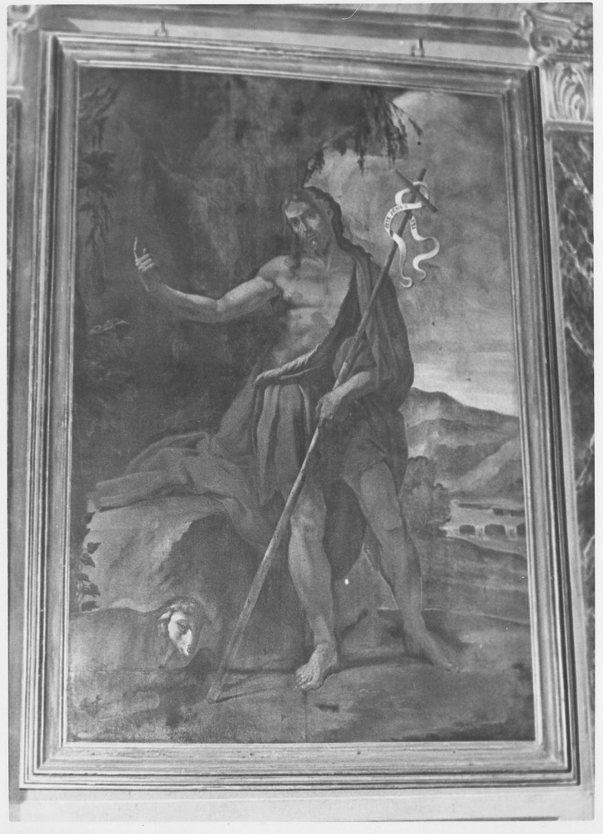 San Giovanni Battista (dipinto, opera isolata) - ambito italiano (sec. XVIII)