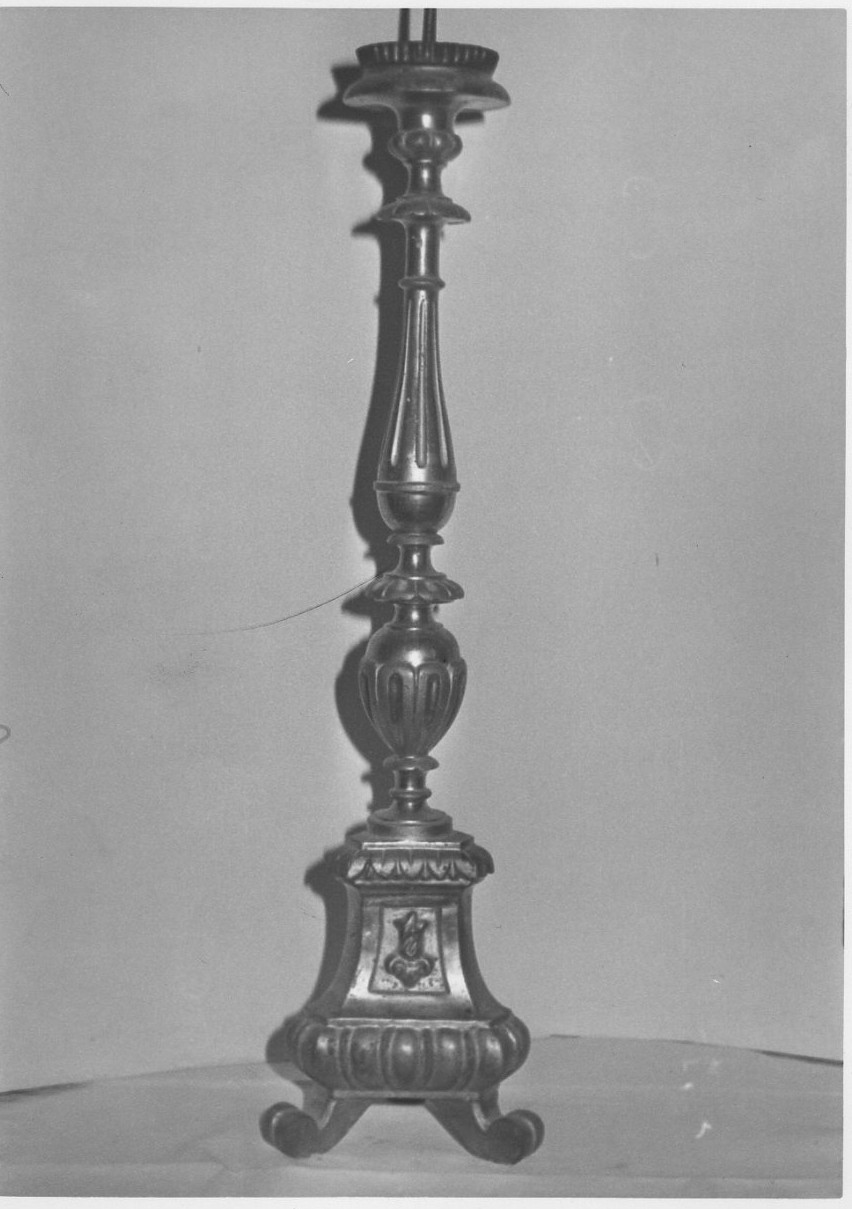 candeliere, insieme - bottega italiana (sec. XIX)