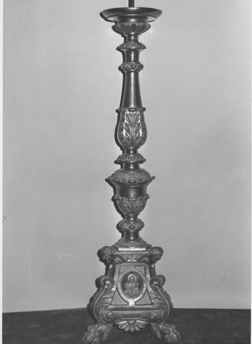 candeliere, insieme - bottega italiana (sec. XIX)
