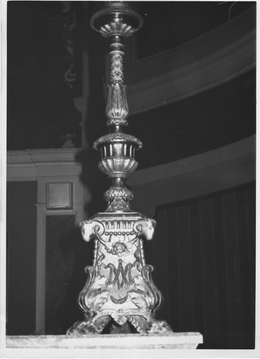 candeliere, insieme - bottega italiana (secc. XVIII/ XIX)