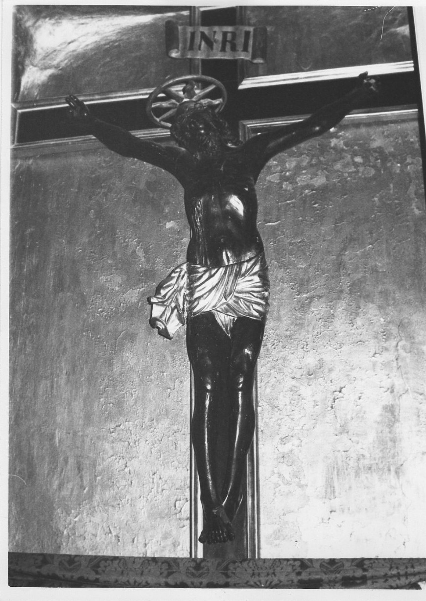 Cristo crocifisso (crocifisso, opera isolata) - bottega italiana (sec. XVII)