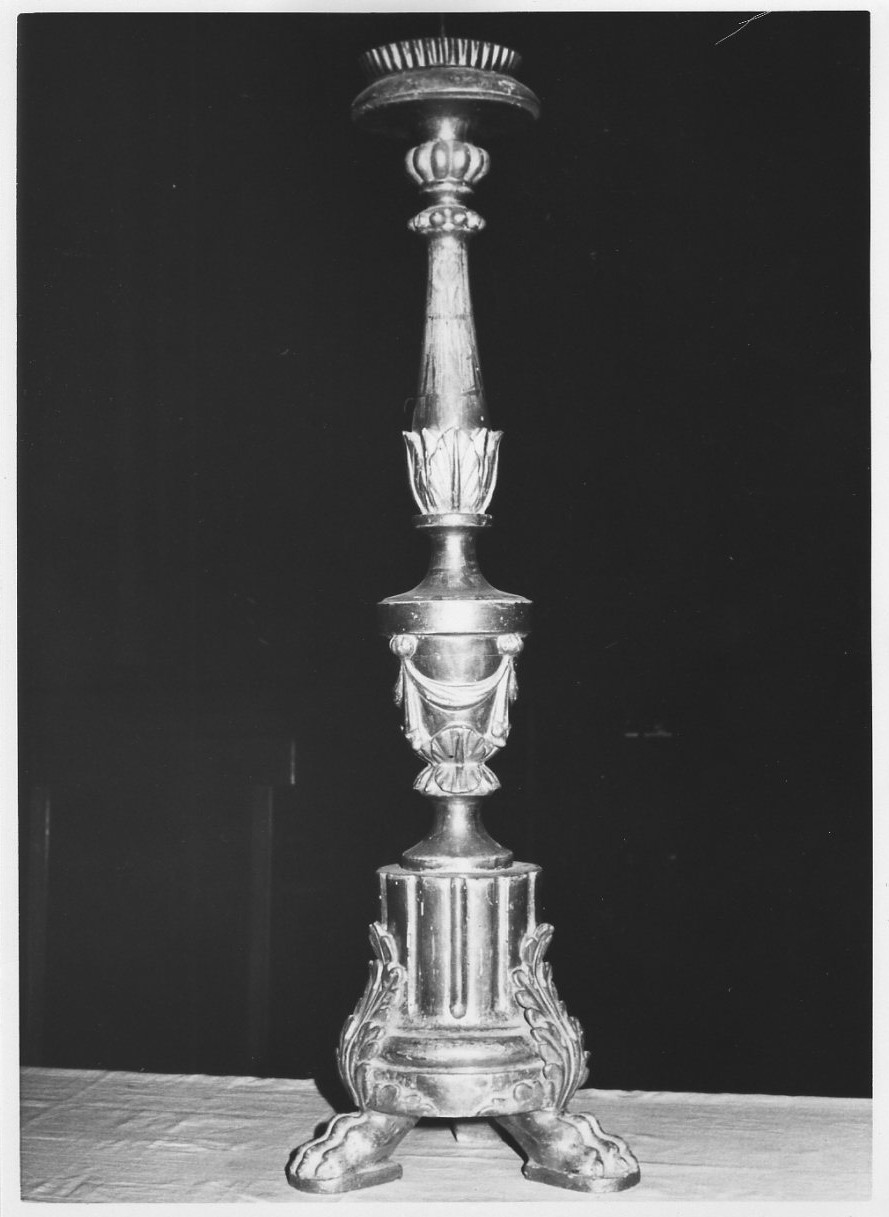 candeliere, insieme - bottega italiana (sec. XIX)