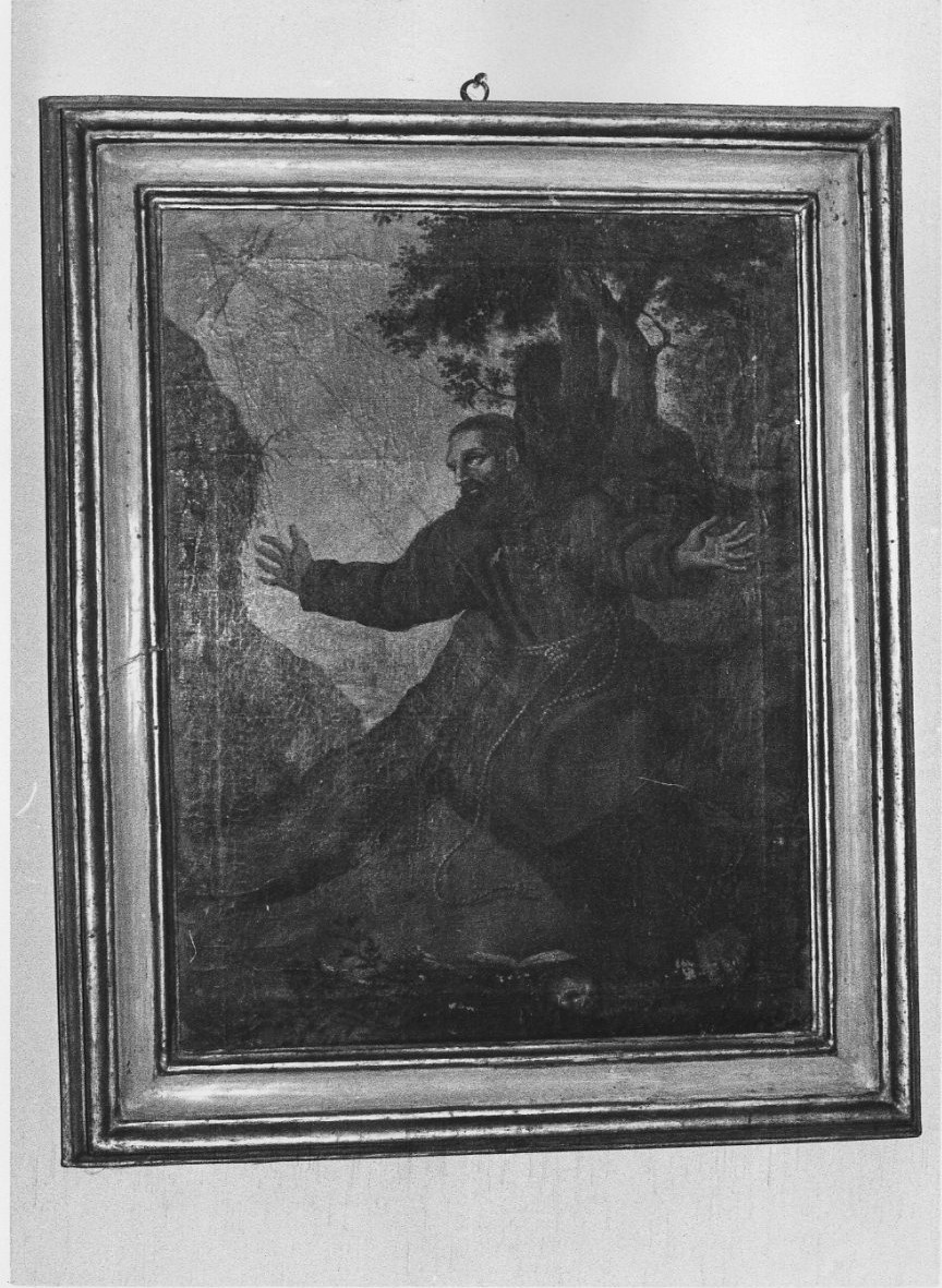 San Francesco d'Assisi riceve le stimmate (dipinto, opera isolata) - ambito Italia centrale (sec. XVII)