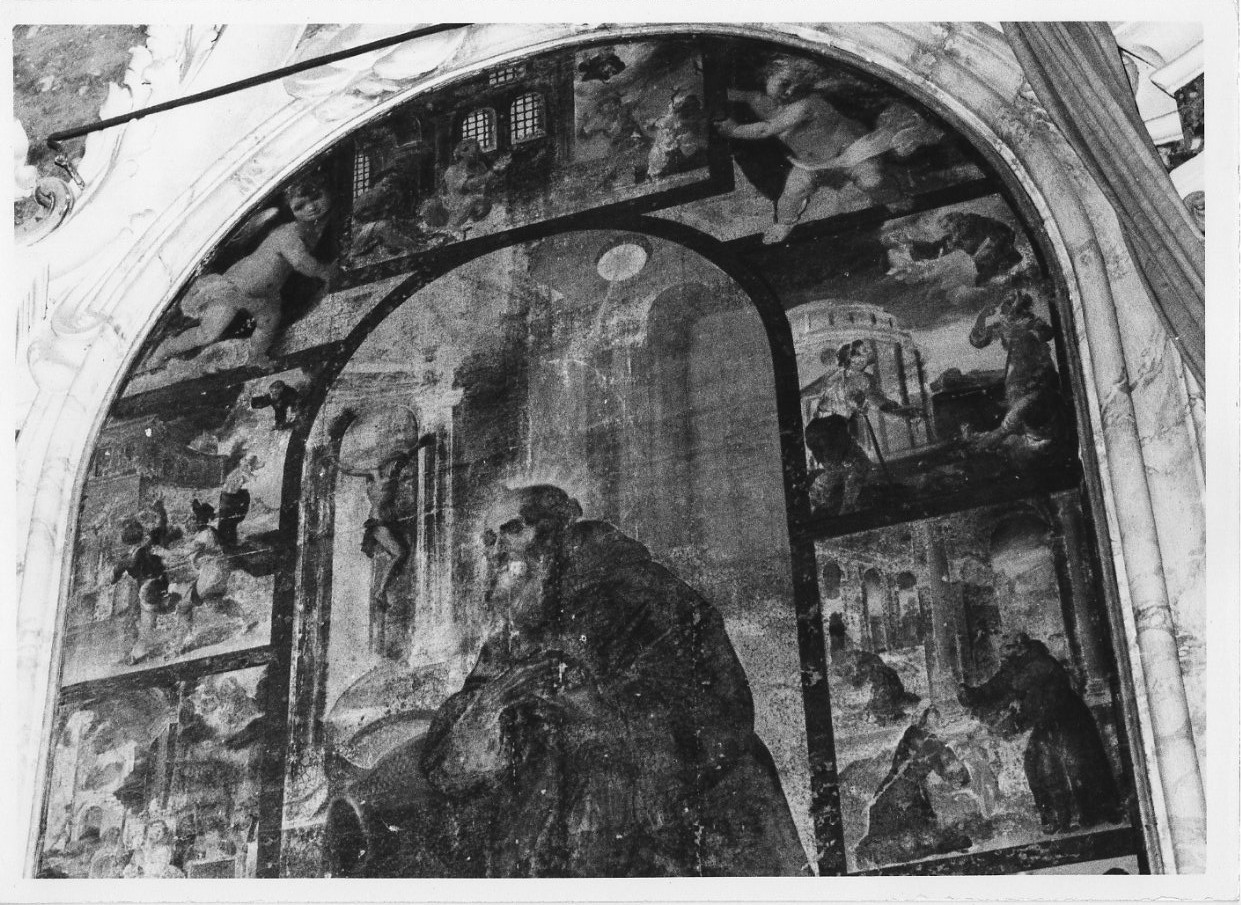 San Nicola da Tolentino (dipinto, elemento d'insieme) di Savini Salvio (sec. XVII)