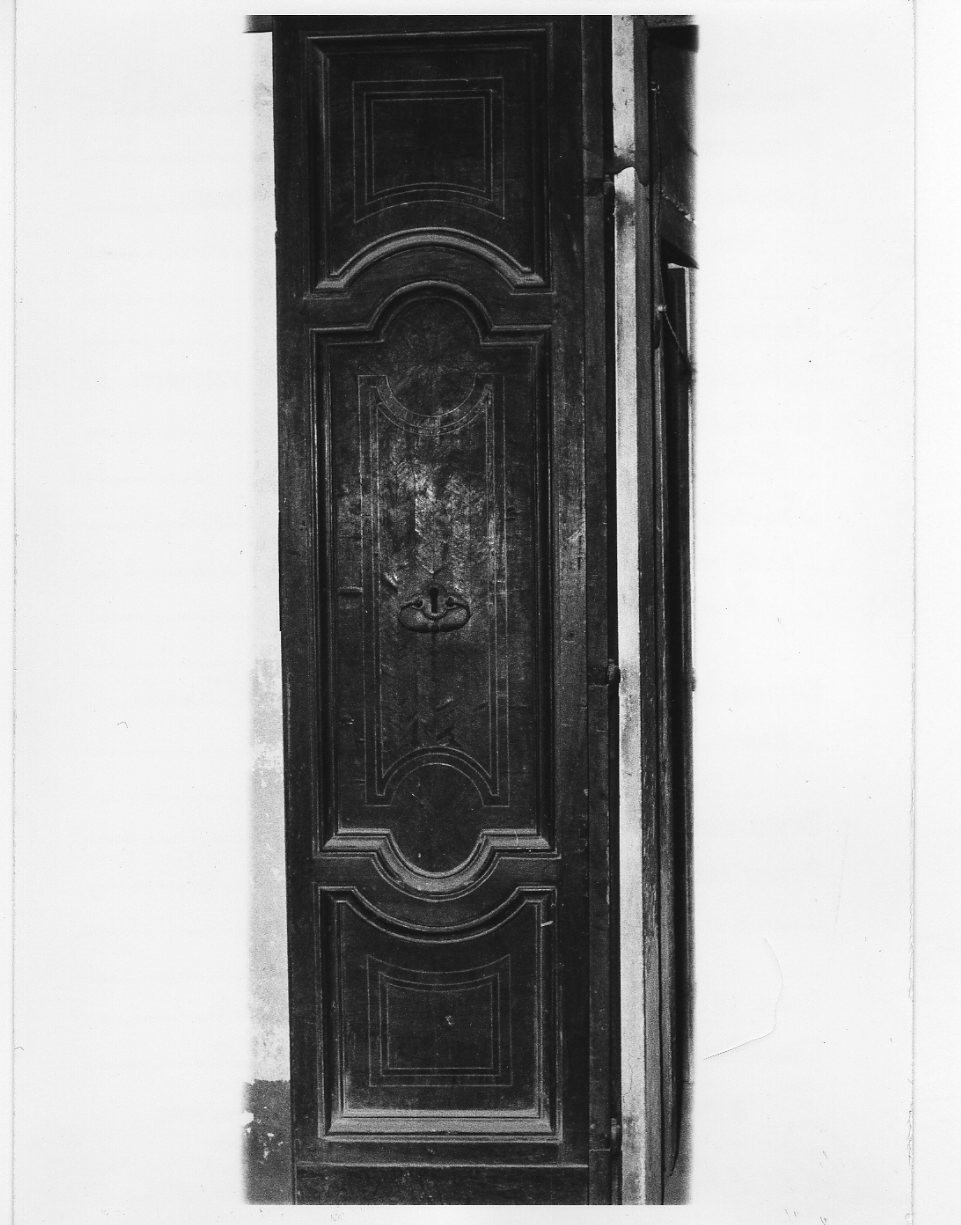 porta, opera isolata - bottega italiana (sec. XVIII)