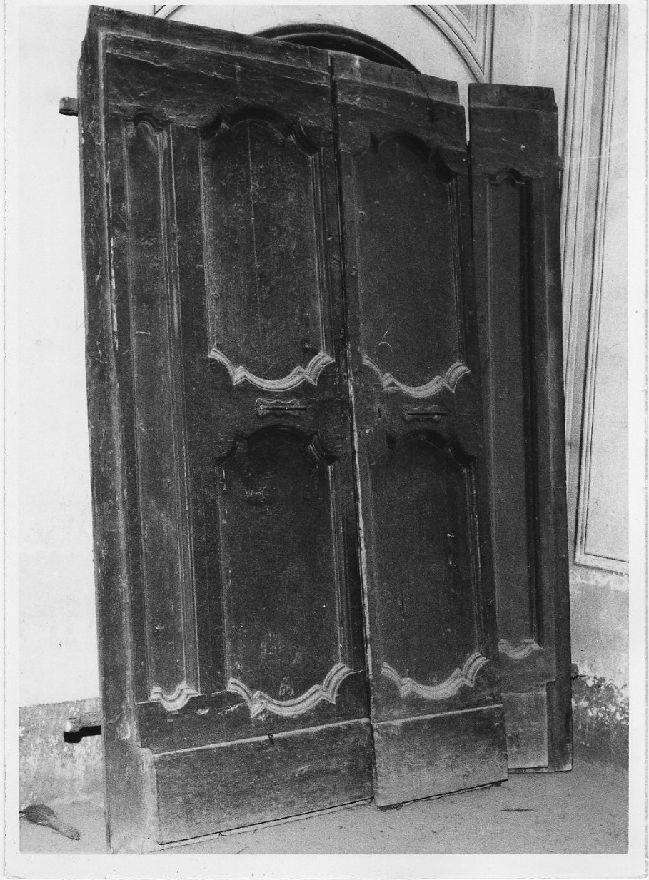 porta, opera isolata - bottega italiana (sec. XVIII)