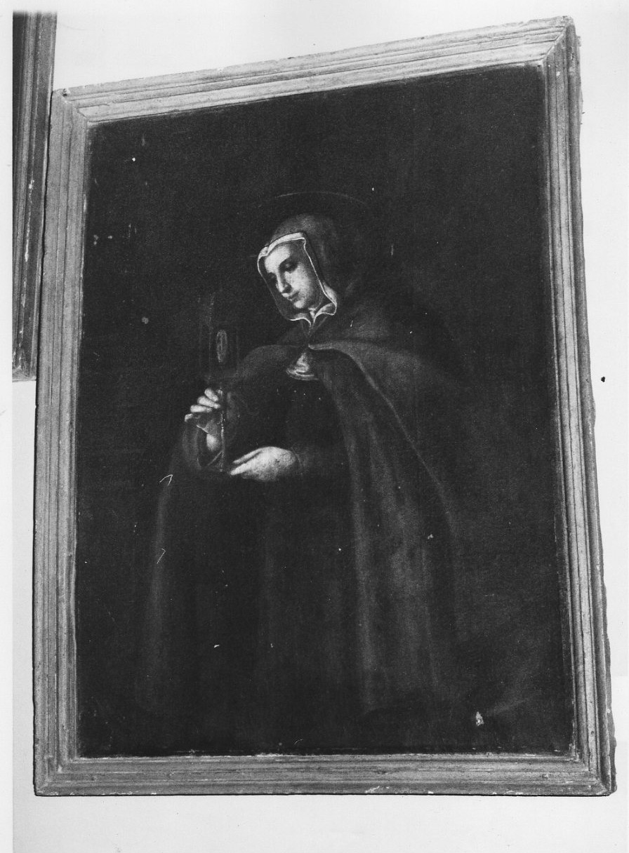 Santa Chiara (dipinto, opera isolata) - ambito italiano (inizio sec. XVII)