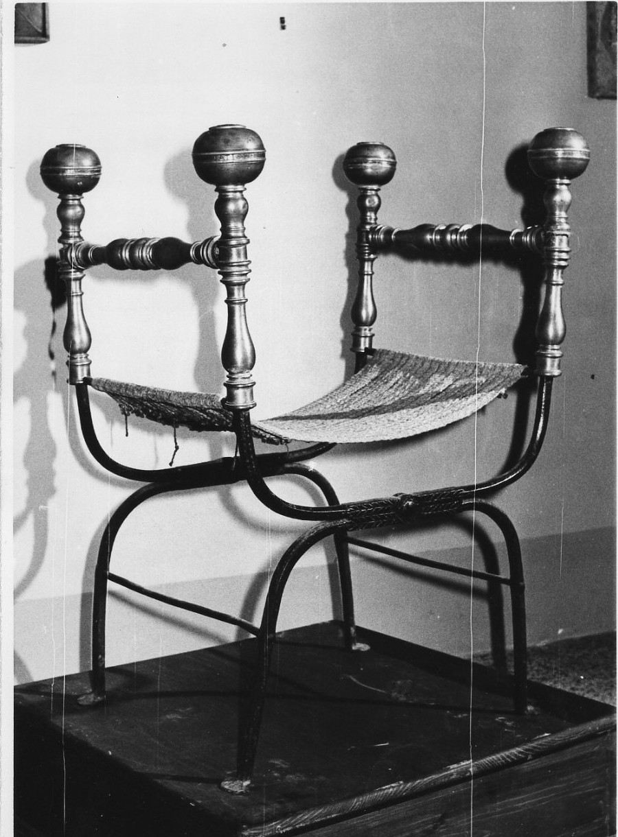 faldistorio, opera isolata - bottega italiana (sec. XVII)