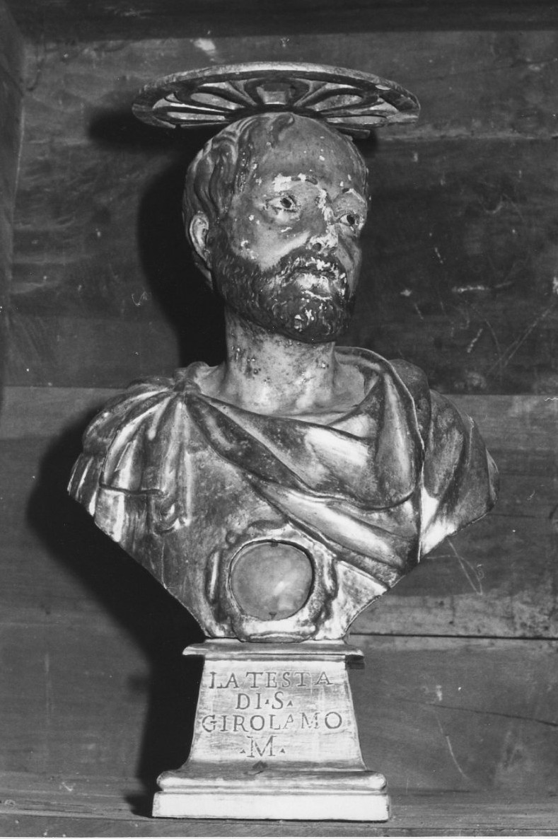 San Girolamo (reliquiario - a busto, opera isolata) - bottega italiana (sec. XVII)