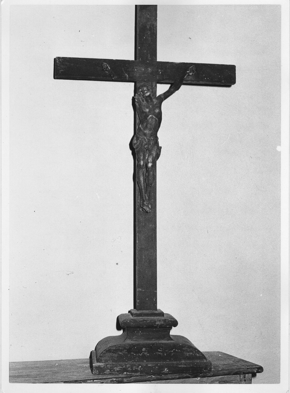 Cristo crocifisso (croce d'altare, opera isolata) - bottega italiana (sec. XVII)