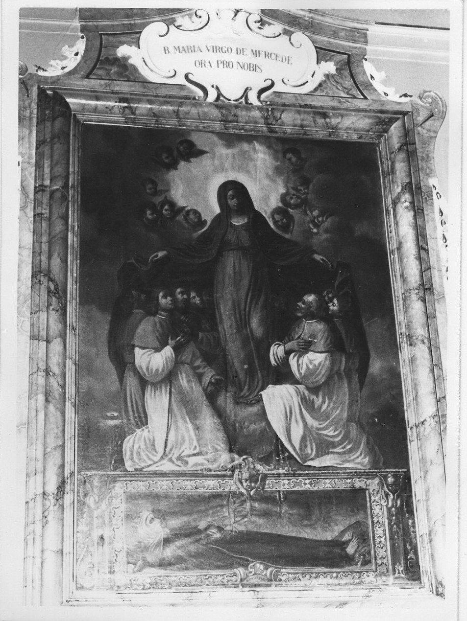 Madonna della Mercede, Madonna della Misericordia (dipinto, opera isolata) di Miselli Giovanni (primo quarto sec. XVIII)