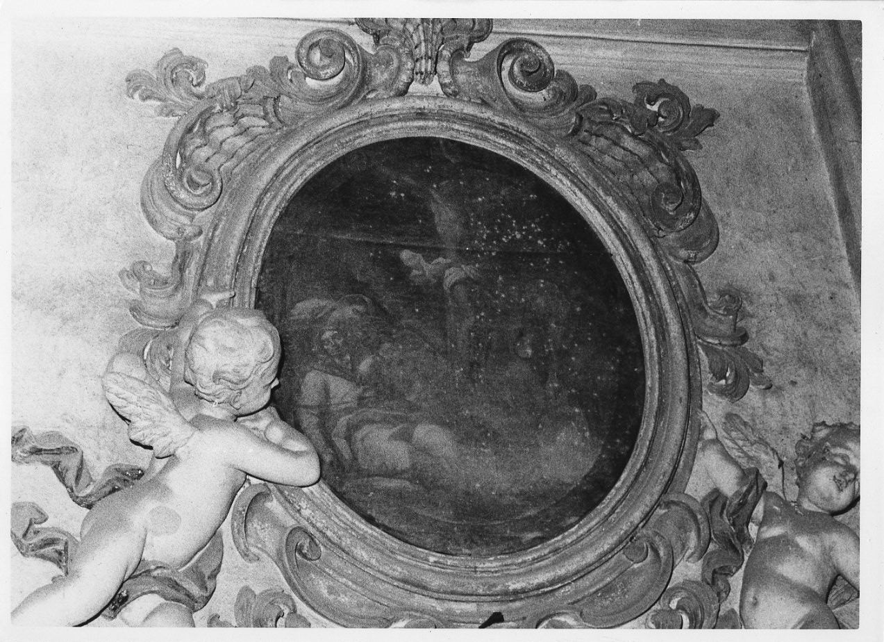 stazione XII: Gesù innalzato e morto in croce (Via Crucis, elemento d'insieme) - ambito italiano (sec. XVII)