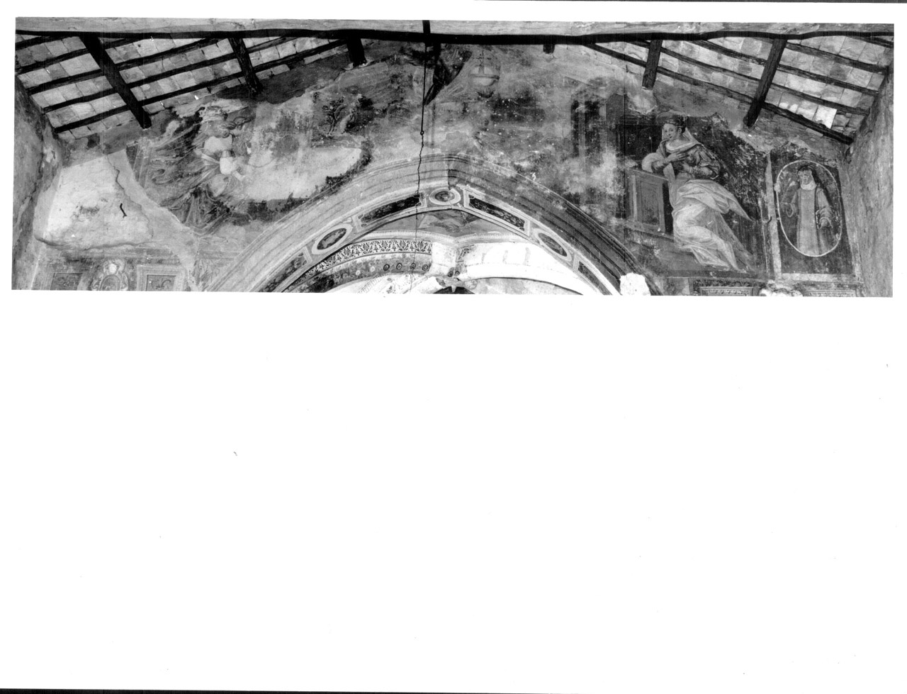 Annunciazione (dipinto, complesso decorativo) - ambito umbro (ultimo quarto sec. XVI)
