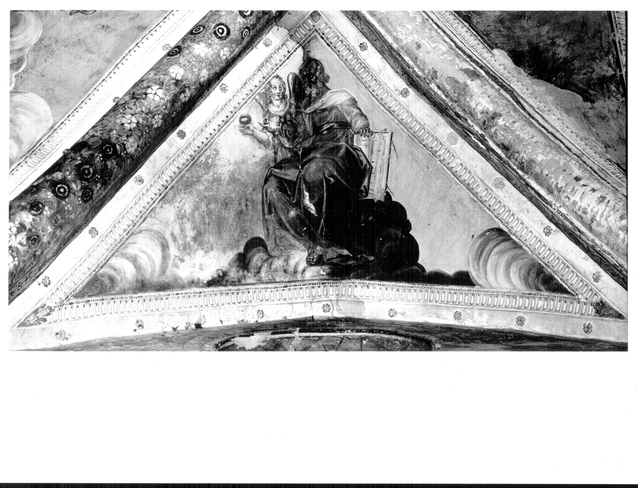 San Matteo e l'angelo (dipinto, complesso decorativo) - ambito umbro (ultimo quarto sec. XVI)