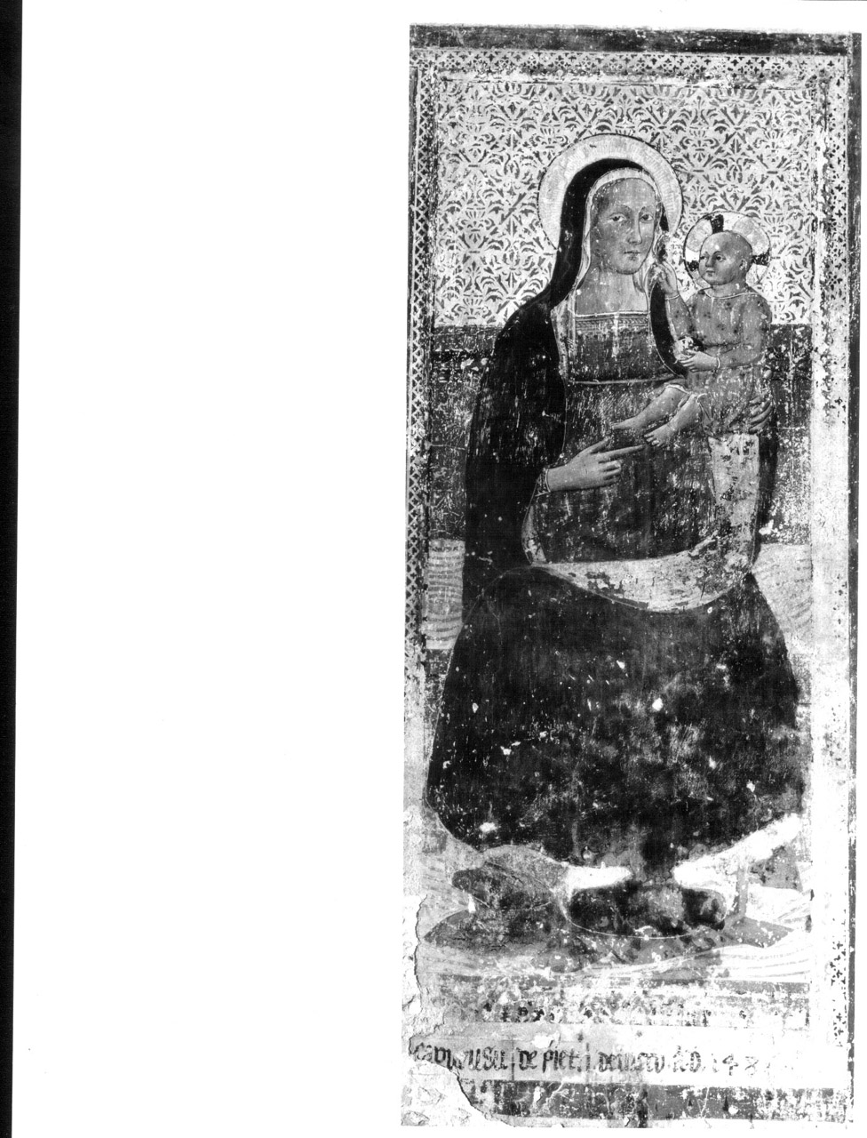 Madonna con Bambino (dipinto, opera isolata) - ambito umbro (ultimo quarto sec. XV)